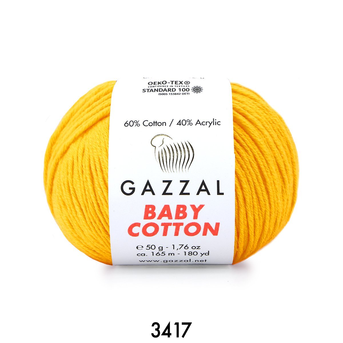 Gazzal Baby Cotton 3417 sarı