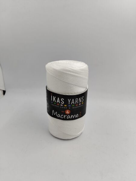İkaş Yarns Macrome M01(WHİTE)