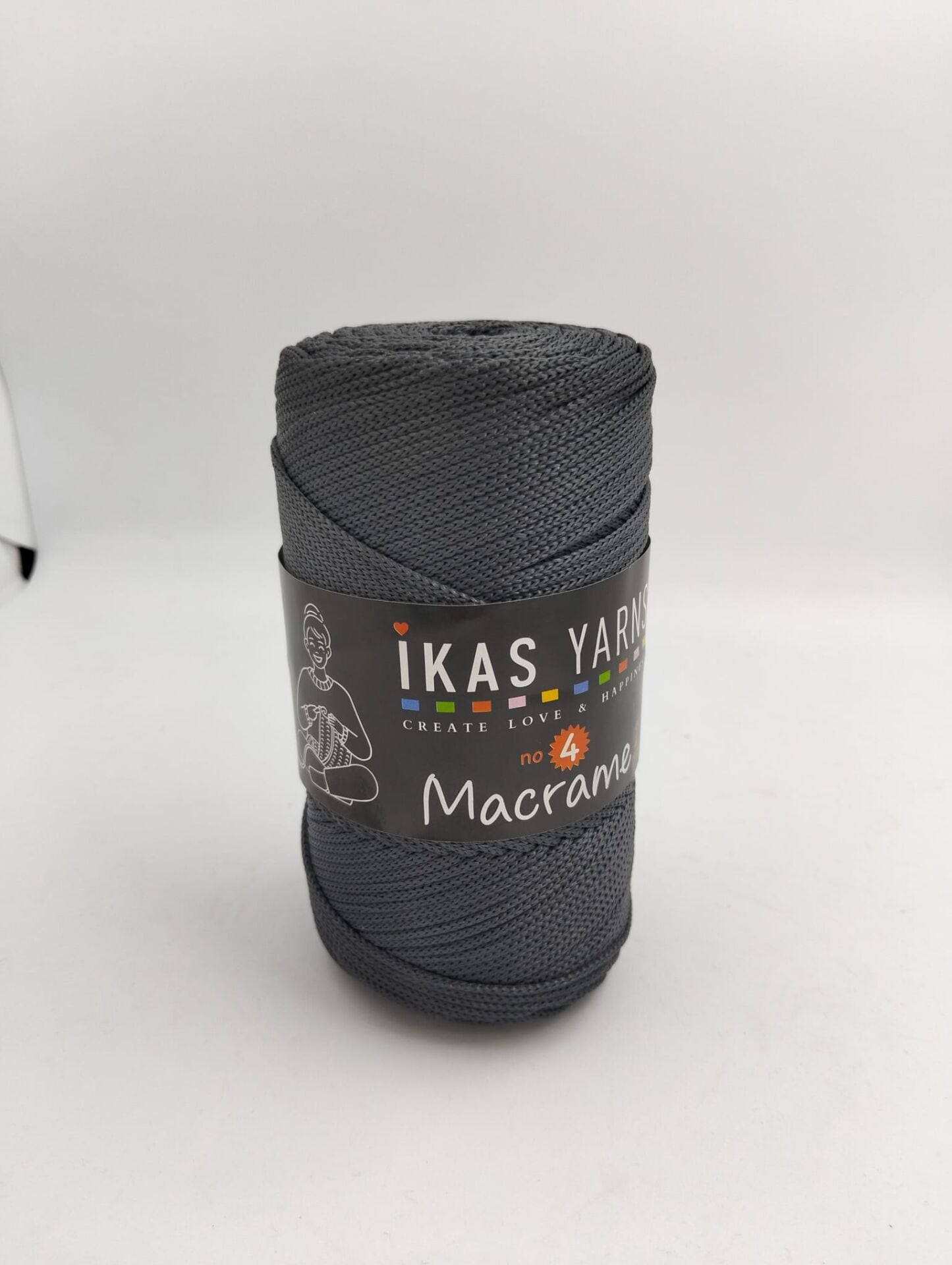 İkaş Yarns Macrome M09(DARK GREY)