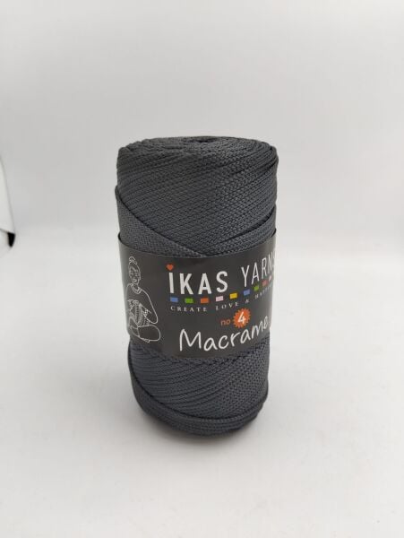 İkaş Yarns Macrome M09(DARK GREY)