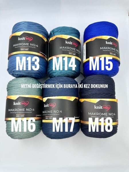 KNİT ME POLYESTER MAKROME