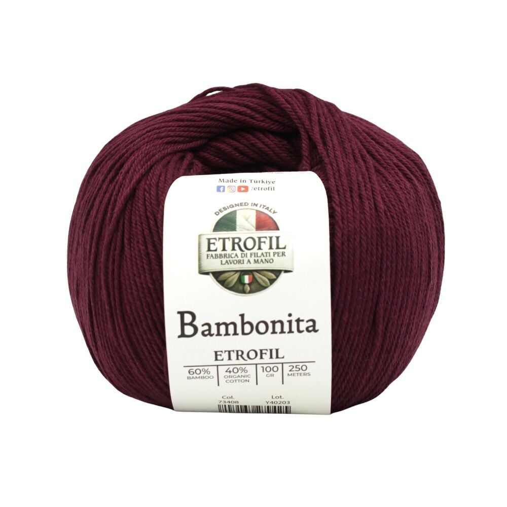 Etrofil Bambonita 73408 Bordo Şarap