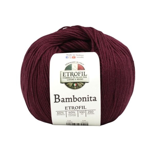 Etrofil Bambonita 73408 Bordo Şarap