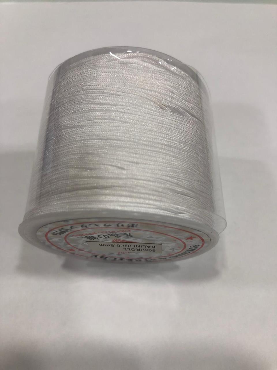 Paraşüt ipi 50 metre beyaz