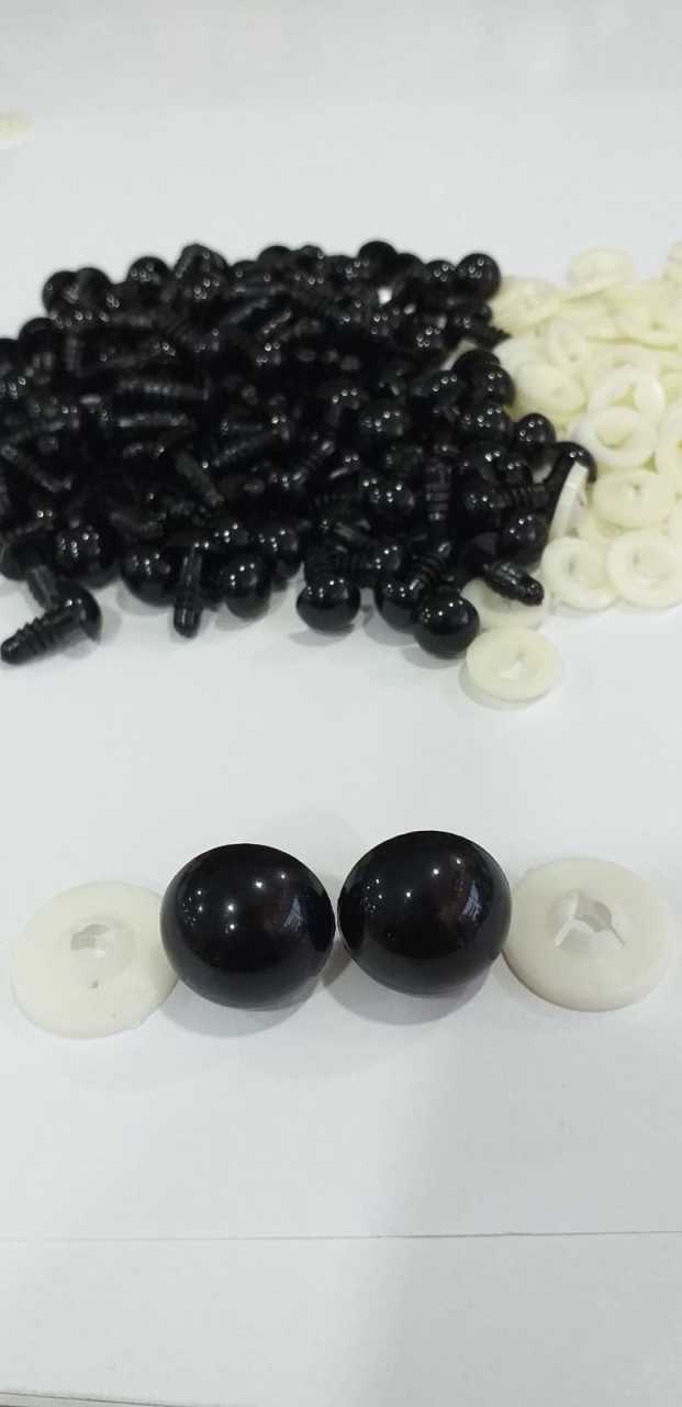 Siyah 20mm ithal sertifikalı göz
