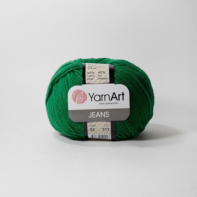 Yarnart Jeans 52 (koyu yeşil)