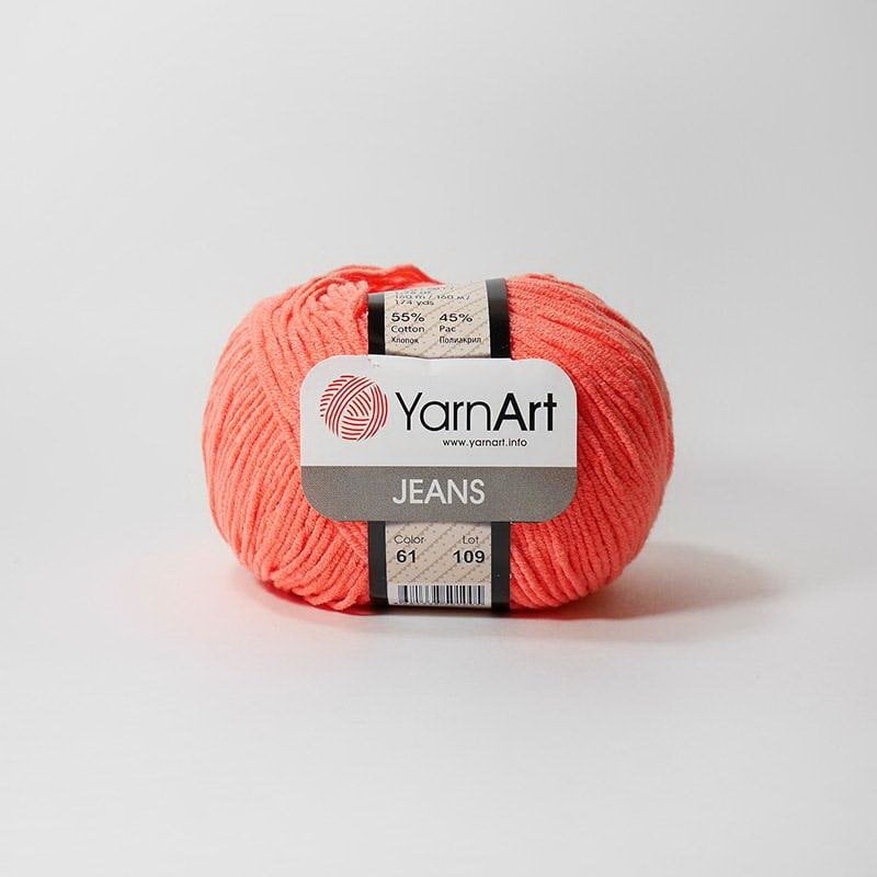 Yarnart Jeans 61 (mercan-turuncu)