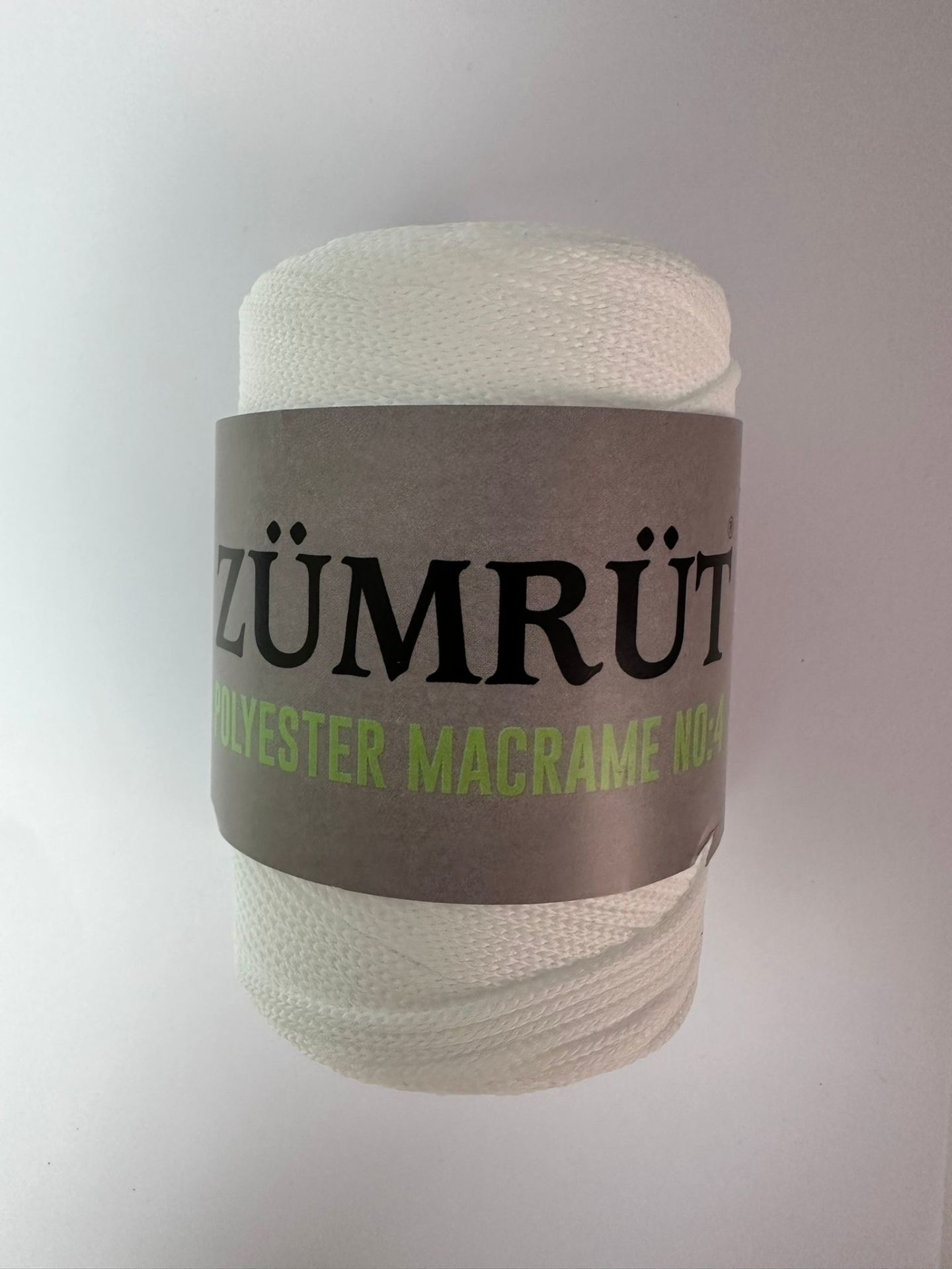 Polyester Makrome Beyaz 1