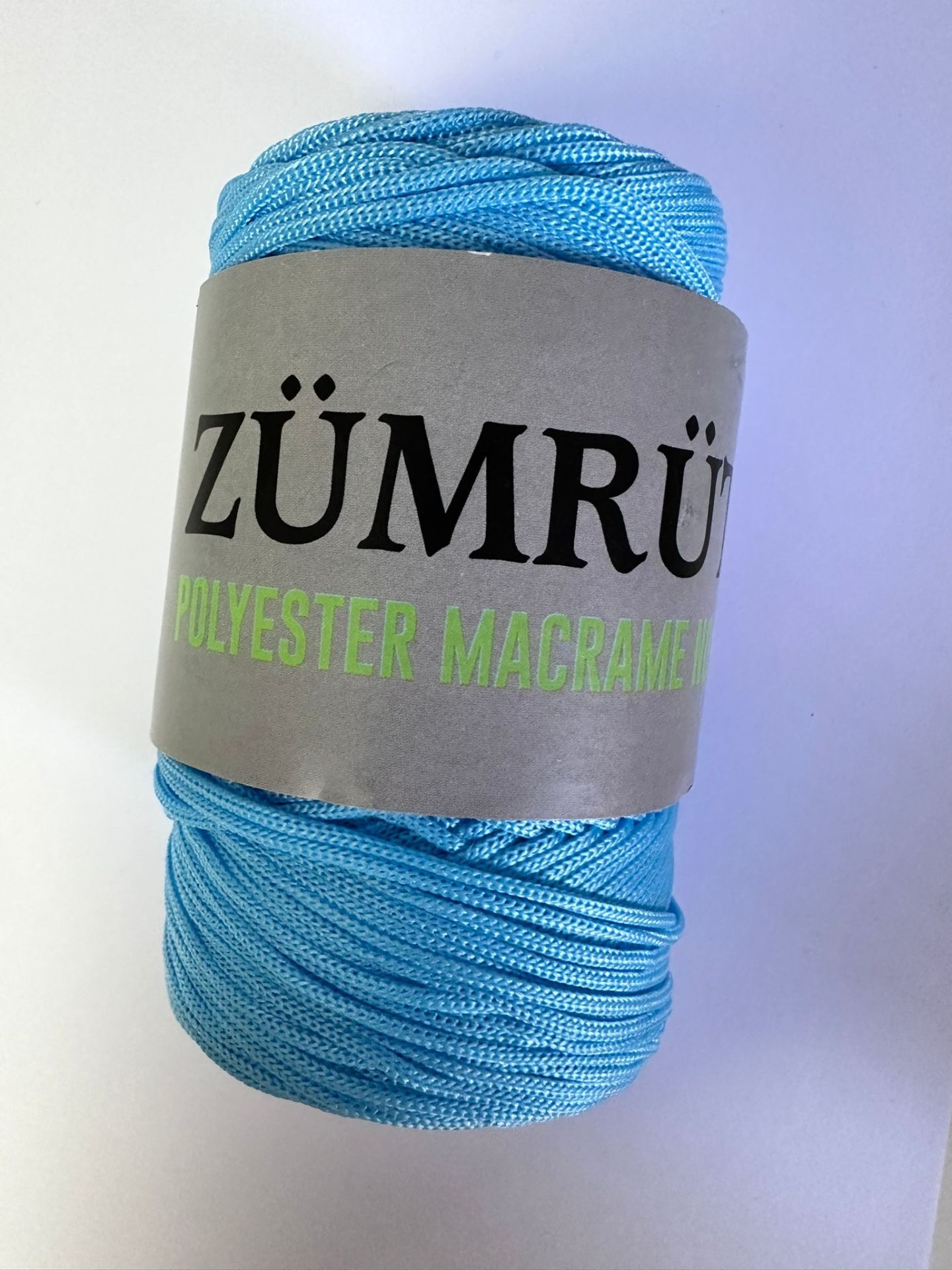 Polyester Makrome mavi 9