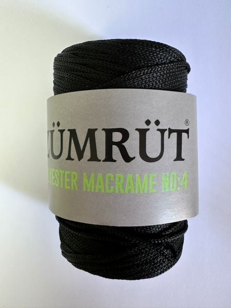 Polyester Makrome 15 Siyah