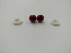 14 mm İthal Kaliteli Kırmızı Göz (1çift)
