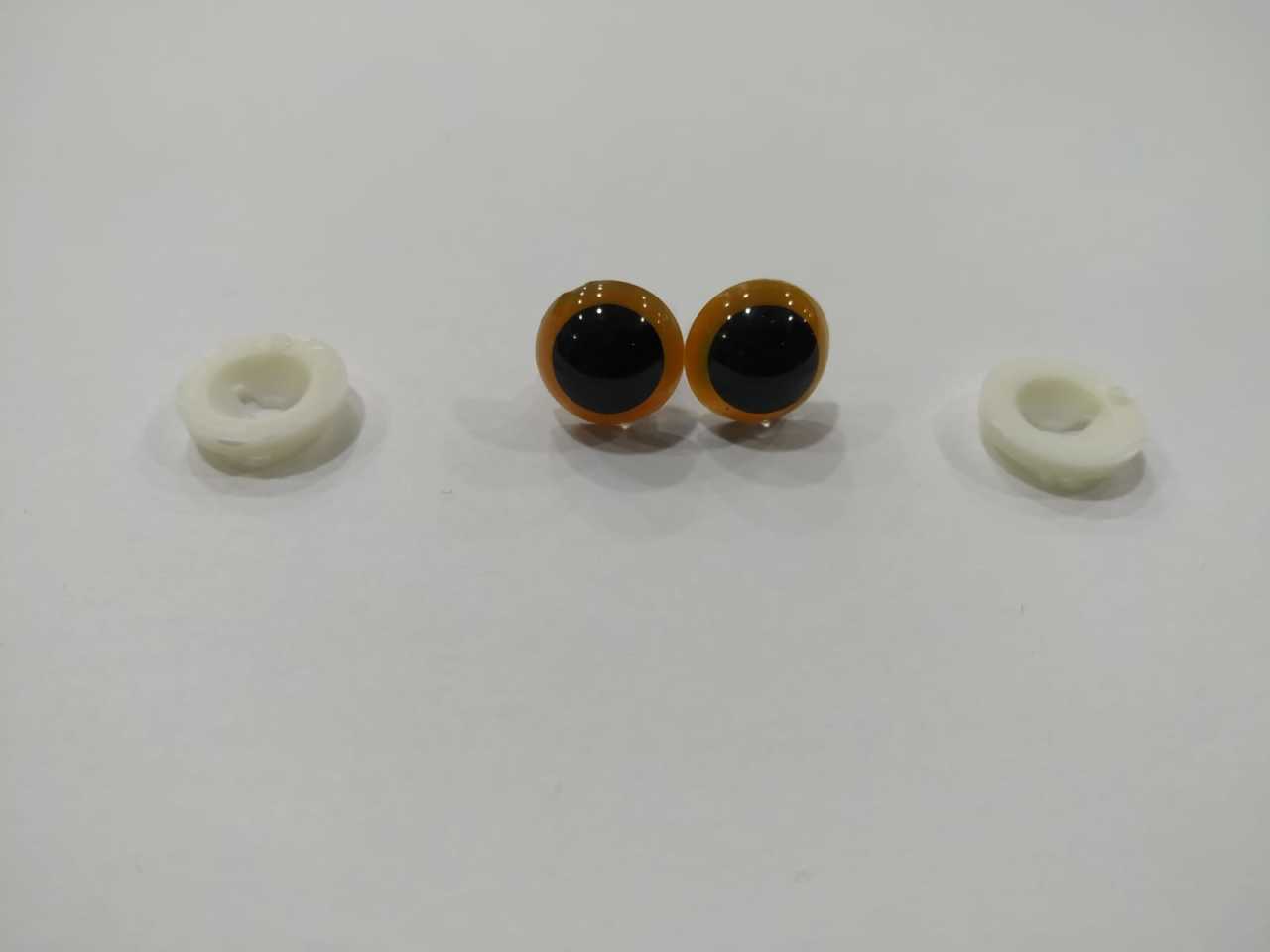 14 mm İthal Kaliteli Turuncu Göz (1çift)