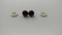 14 mm İthal Kaliteli Kahverengi Göz (1çift)