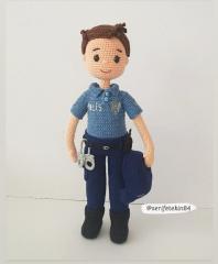 Amigurumi Polis  Bebek