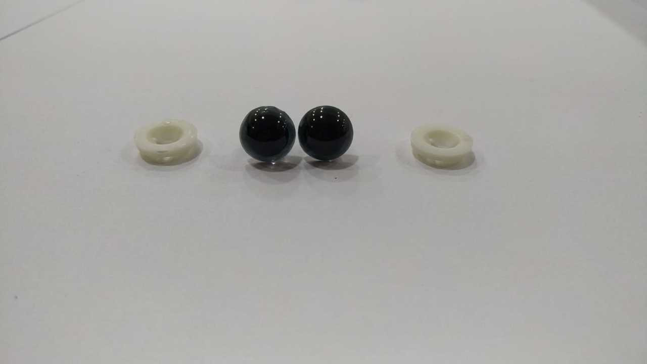 12 mm İthal Kaliteli Gri Göz  (1çift)