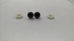 12 mm İthal Kaliteli Gri Göz  (1çift)