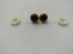 8 mm İthal Kaliteli Gold Rengi Göz (1çift)