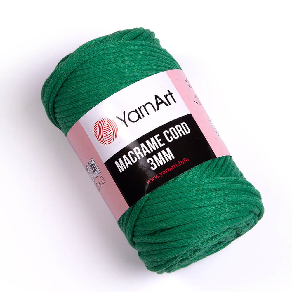 Yarnart macrame cord 3mm 759 Koyu Yeşil