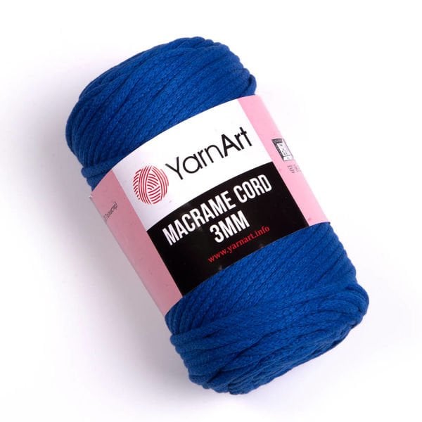 Yarnart macrame cord 3mm 772 Saks Mavisi