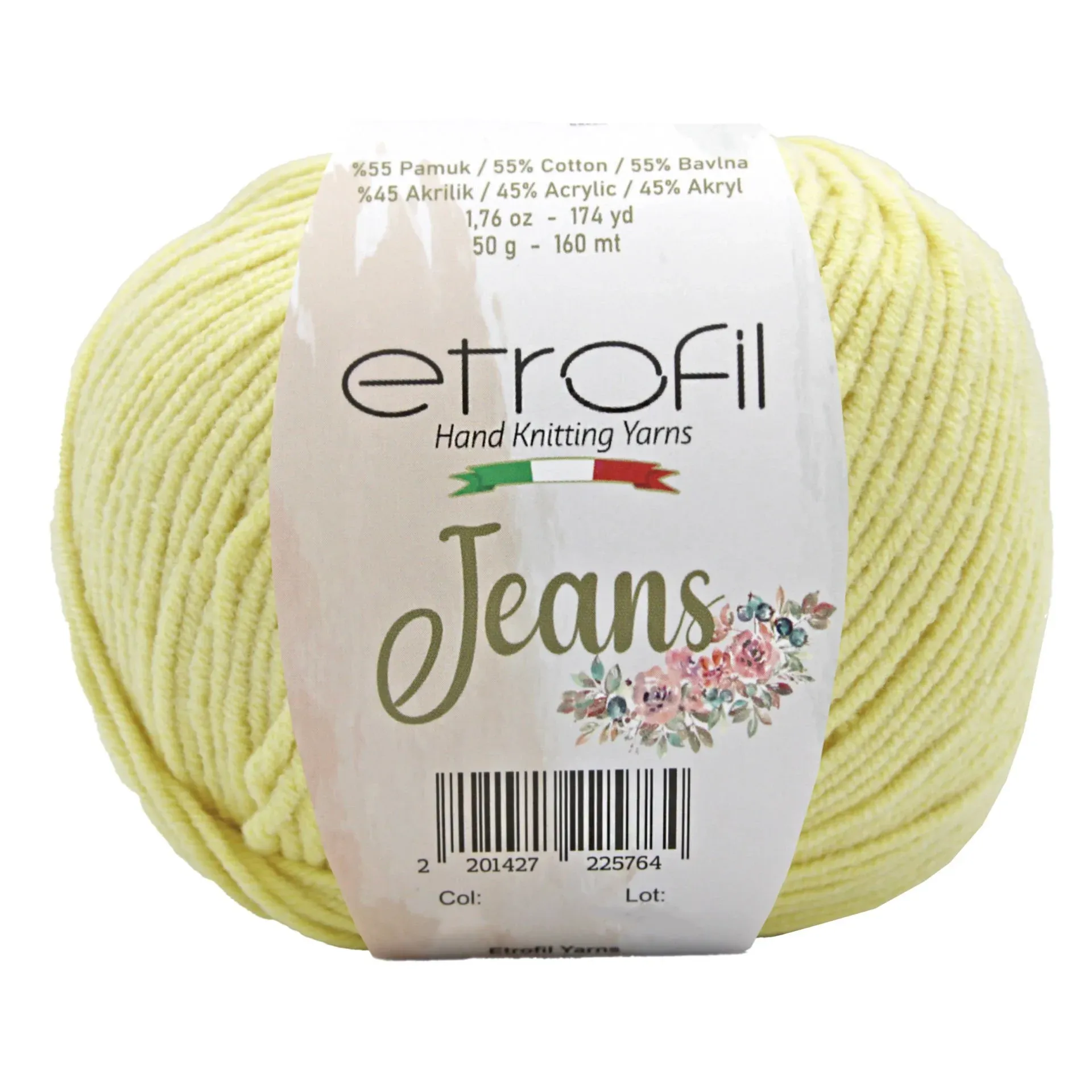 Etrofil  Jeans 007 Soluk Sarı