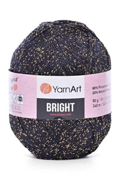 YarnArt BRIGHT Siyah Gold-105