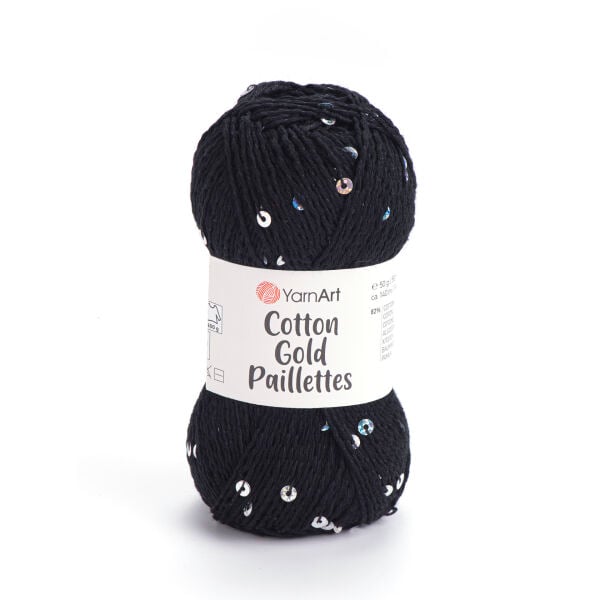 YarnArt Cotton Gold Paillettes 7101