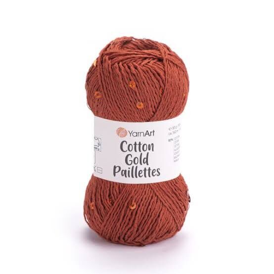 YarnArt Cotton Gold Paillettes 7117