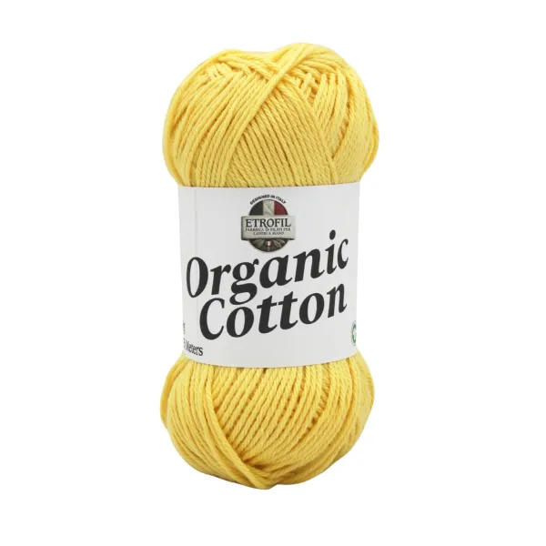 Organic Coton 72294 Pastel Sarı