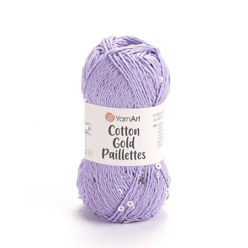 YarnArt Cotton Gold Paillettes 7116