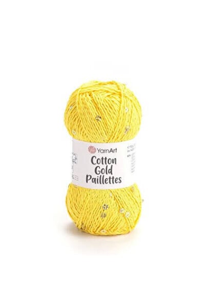 YarnArt Cotton Gold Paillettes 7106