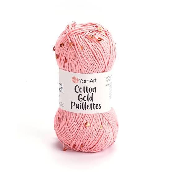 YarnArt Cotton Gold Paillettes 7108