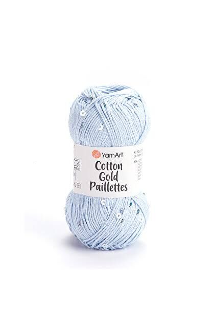 YarnArt Cotton Gold Paillettes 7109