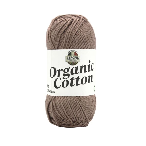 Organic Cotton 77223 Gri Kahve