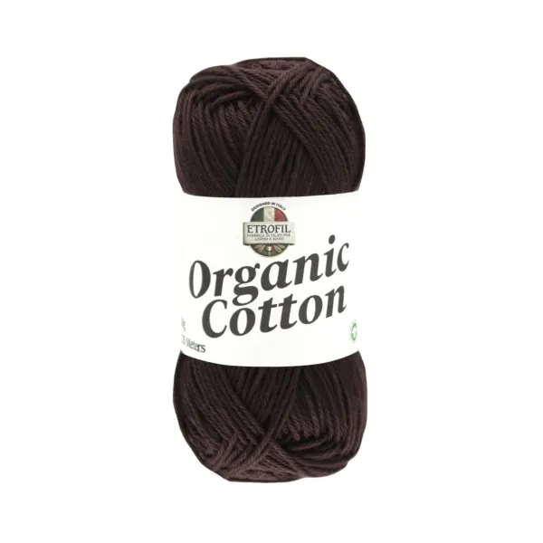 Organic Cotton 77224 Bitter Kahve