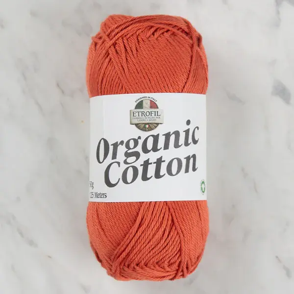 Organic Cotton 77229 yanık kiremit