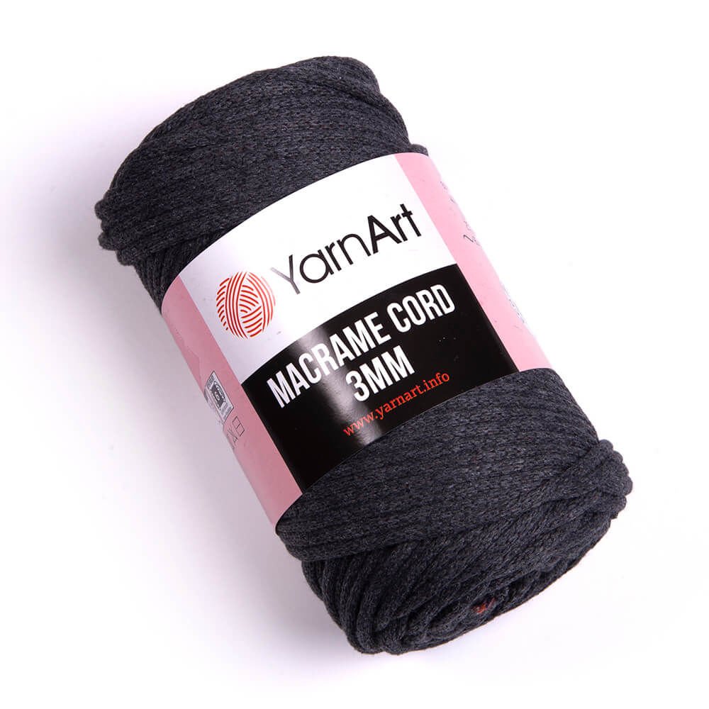 Yarnart macrame cord 3mm 758 gri