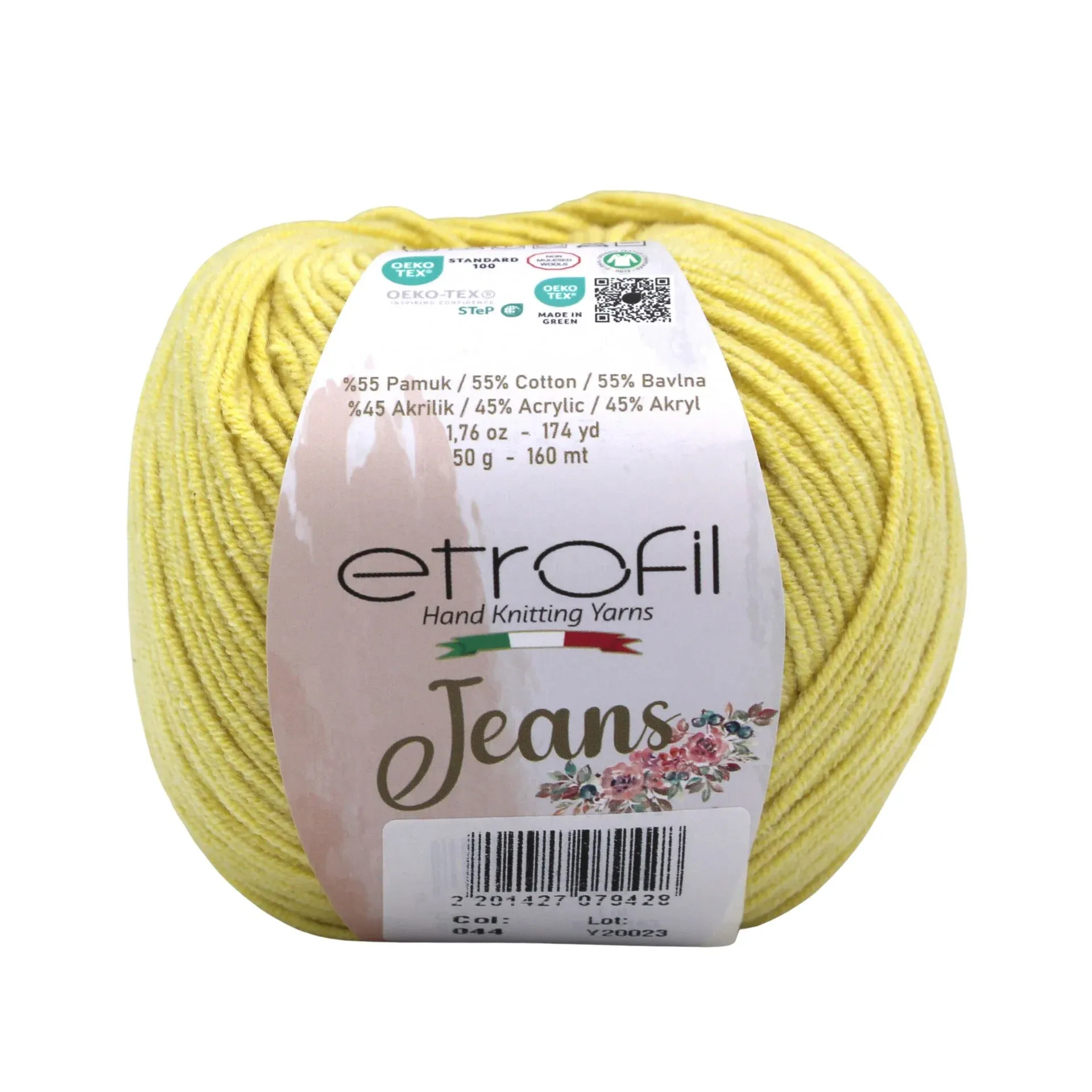 Etrofil Jeans 044 Zeytin Sarısı